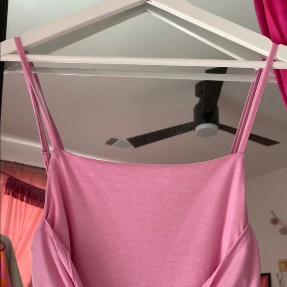 Pink Sleeveless Midi Dress - Picture 5 of 5